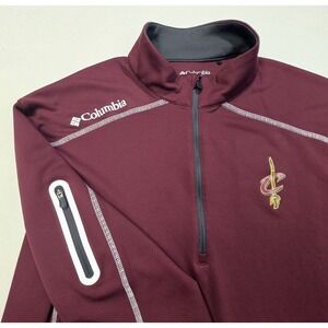 Cleveland Cavaliers Columbia Golf Pullover Mens XL LIMITED USE 1/4 Zip Jacket